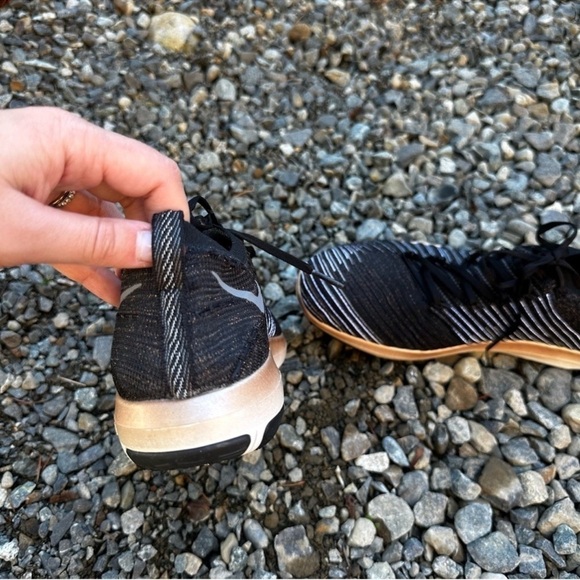 Nike Free Transform Flyknit Running Sneakers Black Gray Lace Up Size 9 Women - Picture 3 of 13